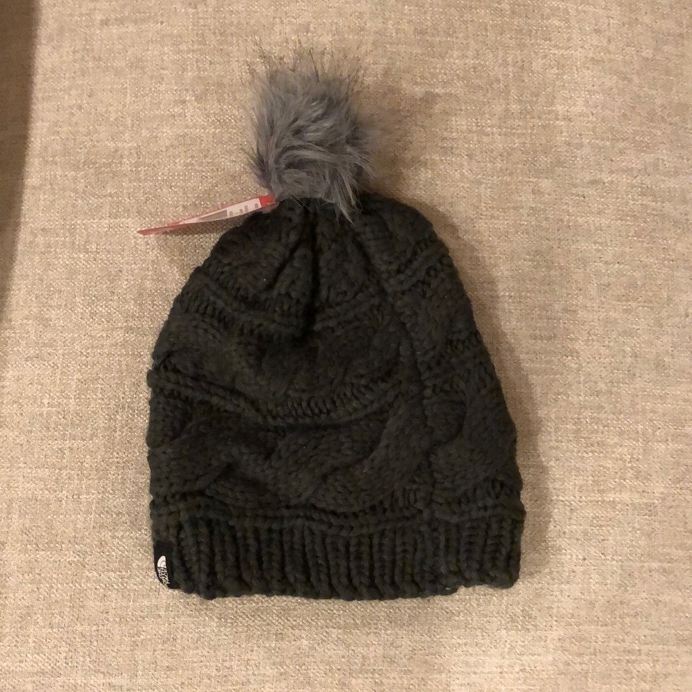 NWT North Face Pom Pom hat